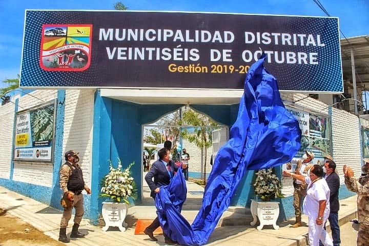 El equipo técnico liderado por Darwin García alcalde del distrito Veintiséis de Octubre en Piura